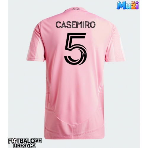 Inter Miami Casemiro #5 Domácí Dres 2026-27 Krátký Rukáv Inter Miami Casemiro #5 Domácí Dres 2026-27 Krátký Rukáv